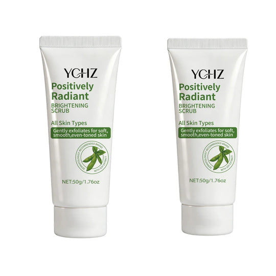 Radiant Skin Cleansing Scrub Gel, Moisturizing Formula, Rich in Soybean Extract, Helps Improve Skin Tone and Texture; Oil-Free