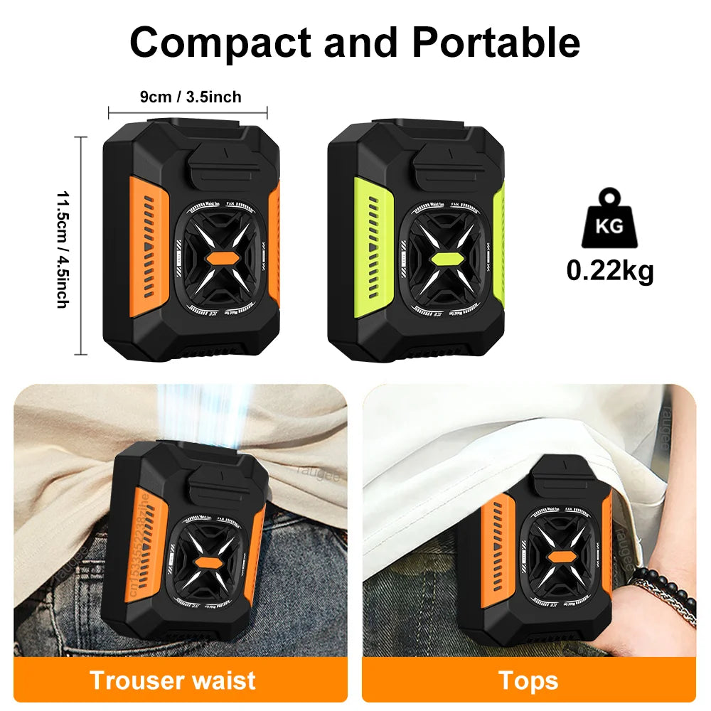 Portable Waist Clip Fan