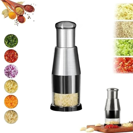 Manual Stainless Steel Garlic Chopper