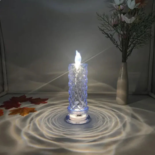 LED Flameless LED Candle Lamp Battery Powered Ambient Lamp For Home Parties, Weddings and St. Bedroom Decor Night Lights