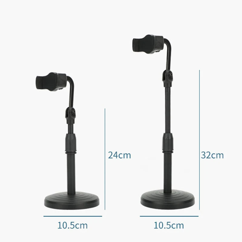 Desktop Tripod for Smartphone iPhone Stand with Phone Holder Bracket
