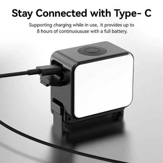 Ulanzi LM18 Led Video Fill Light IPX5 Waterproof  Magnetic 5600K for DJI Osmo Action 5/4/3 & Pocket 3 Action Camera Accessories