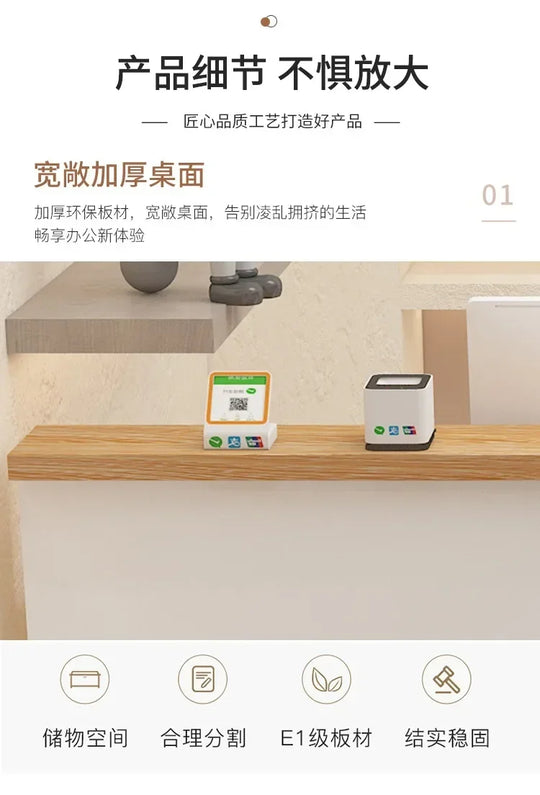 Bar Modern Reception Desk Tall Cabinet Lights Office Table Reception Desk Commercial Cashier Mostrador Garden Furniture Sets