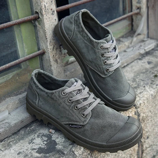Casual Sneakers Mens Canvas Shoes Fashion Cool Street Sneaker Breathable Men's Casual Shoes Male Brand Outdoor Tooling Shoes