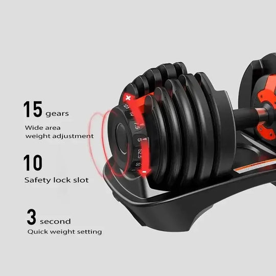 40kg / 90lbs Smart Adjustable Dumbbells for Men