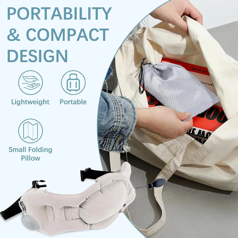 Inflatable Lumbar Support Pillow