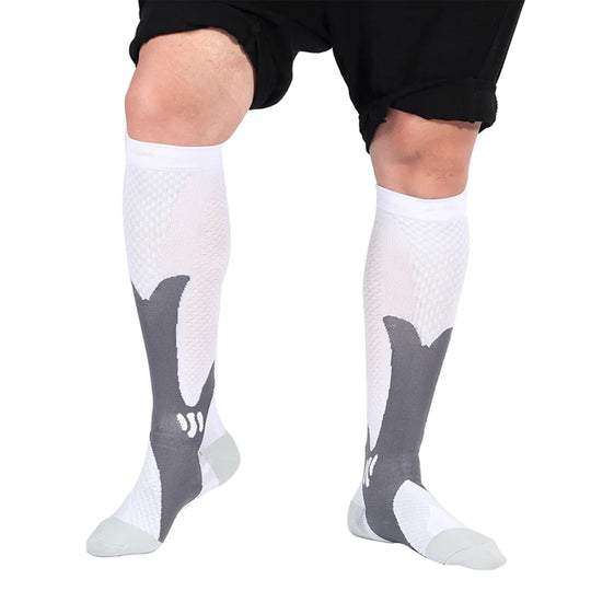Compression Socks Travelers Socks Football Soccer Thigh Long Tube Unisex Outdoor Sports Nurses Stockings For Men Women