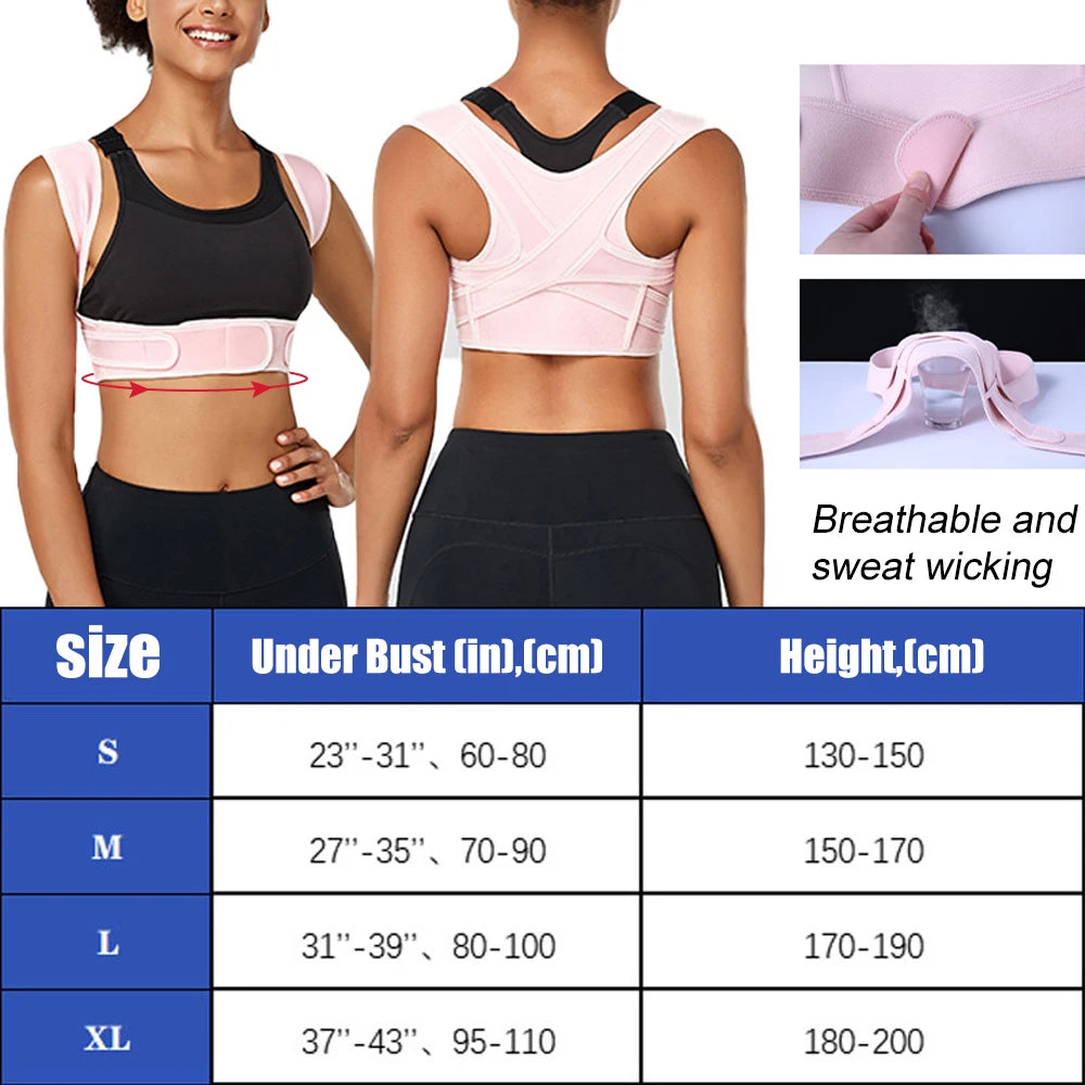 Posture Support Back Brace for Clavicle & Upper Back
