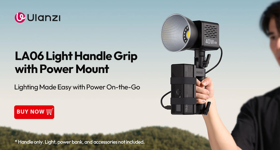Ulanzi MT-79 2M Portable Universal Tripod Aluminum Alloy Lamp Holder Support LT028 Fill Light Lightweight Camera Action Camera