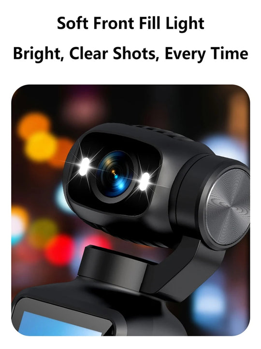 Lenovo HD 4K Action Camera 180° Rotatable For Vlog YouTube Tiktok Girls Record Life Video Recording Entry Portable Action Camera