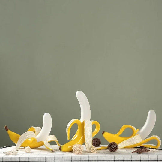 Italy lamp Banana Night lights Luminarie Modern Living Room Glass Led Table Lamp Bedroom Bedside desk lamp Home Deco Lighting