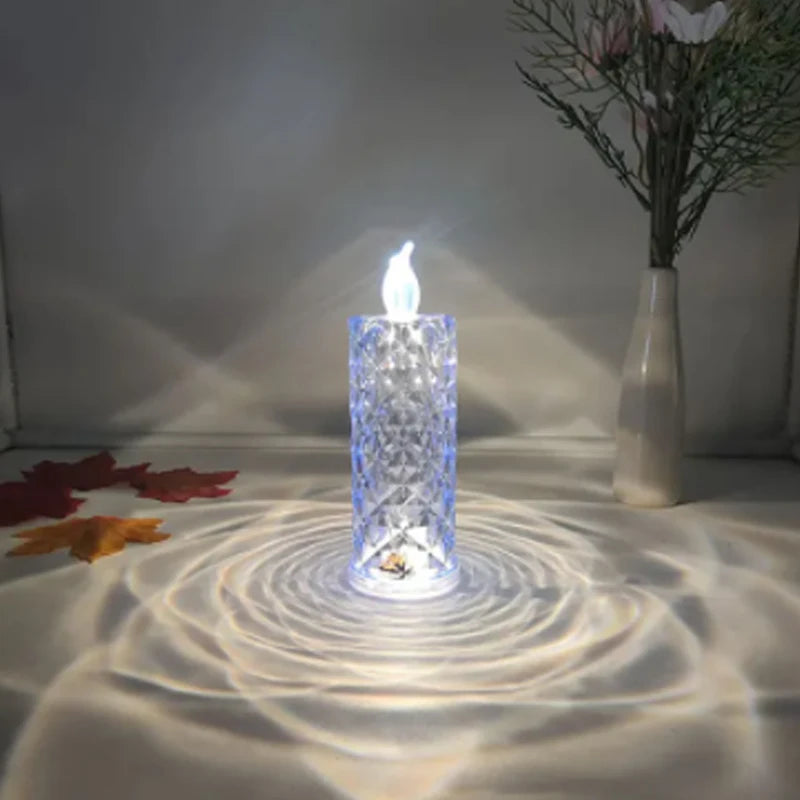 LED Flameless LED Candle Lamp Battery Powered Ambient Lamp For Home Parties, Weddings and St. Bedroom Decor Night Lights