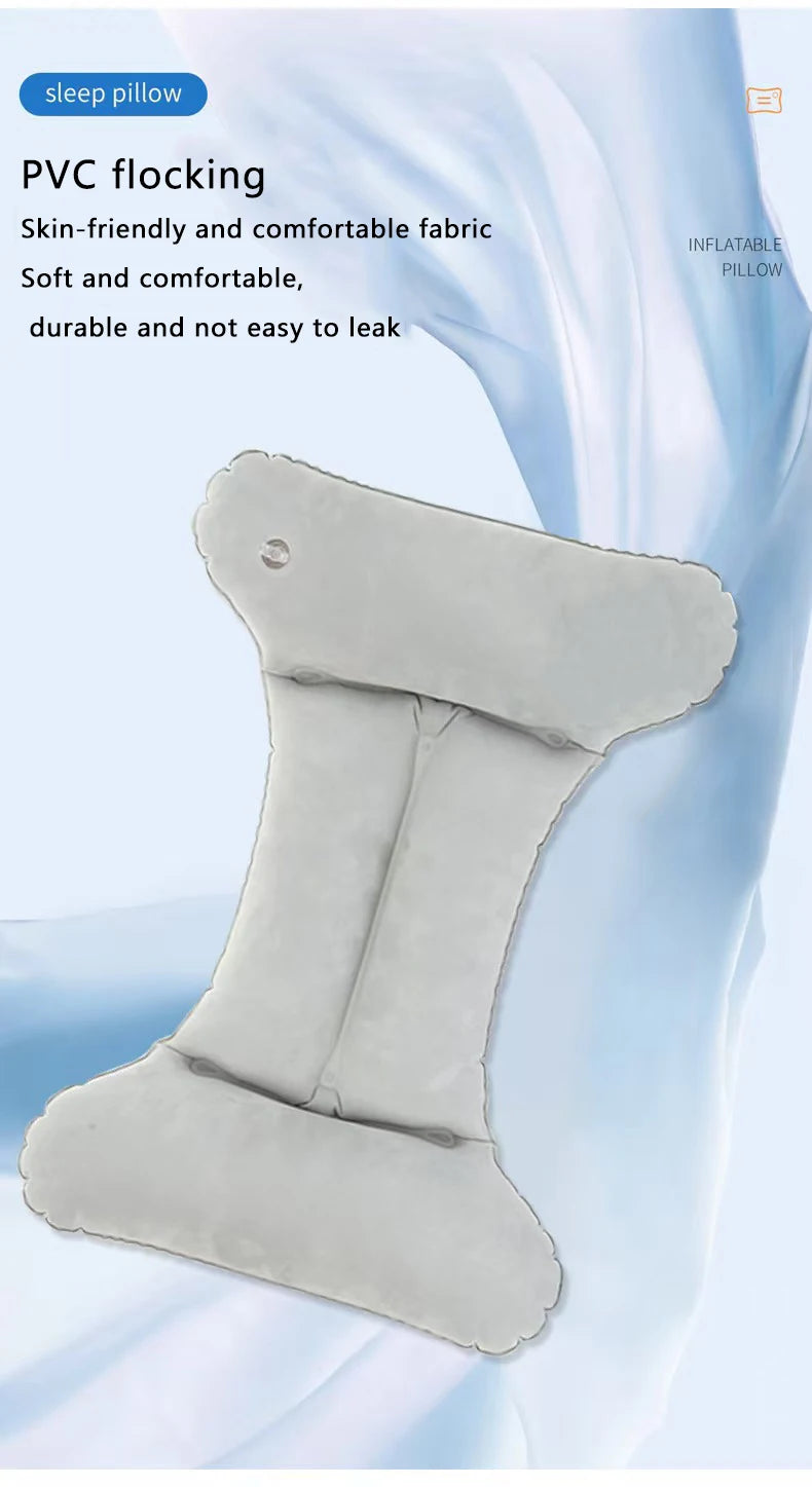 Inflatable Pillow Adjustab  Lumbar Support Pillow for Sleep Suitable for Side Lying and Supine Position