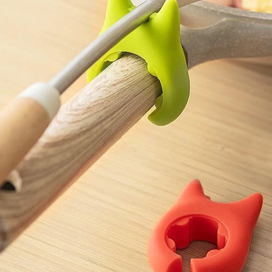 Portable Silicone Anti-Overflow Pot Lid Clip & Anti-Scalding Holder