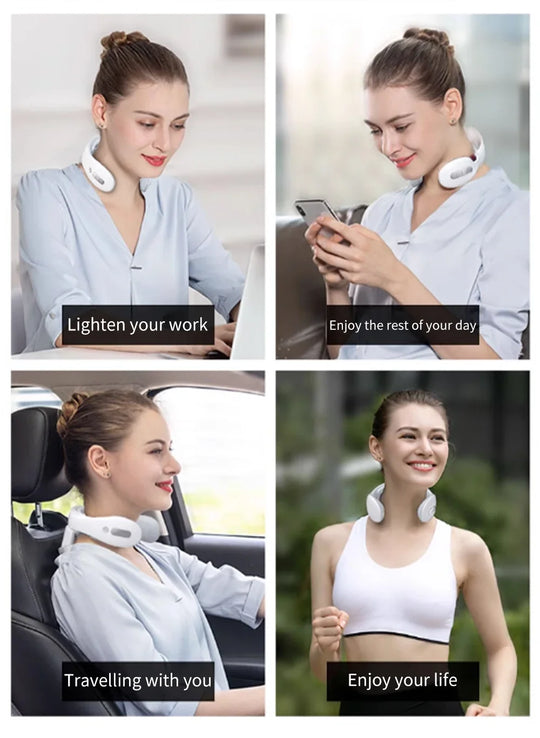 Heat Vibration Neck Massager