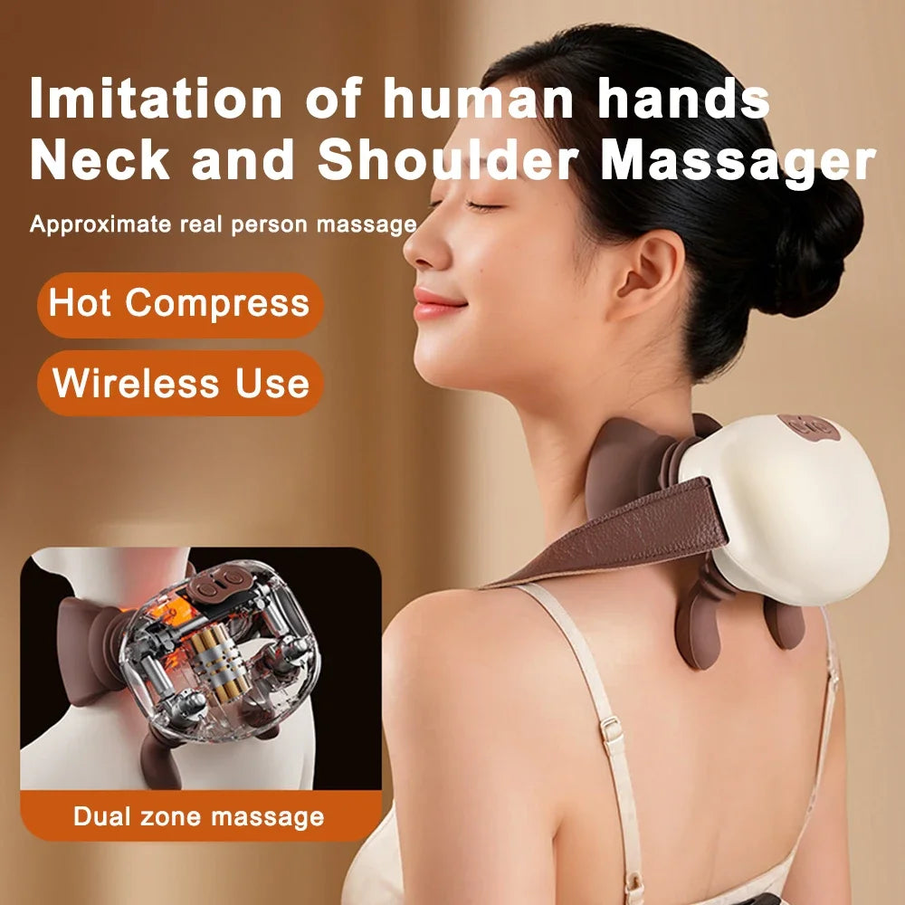 Neck & Shoulder Shiatsu Massager Shawl