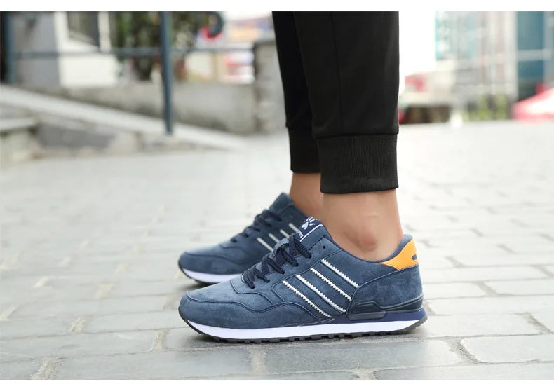 Sneakers Men Casual Shoes Light Suede 2023 New Classic Men Running shoes Outdoor Breathable Mesh Jogging Sport Shoes