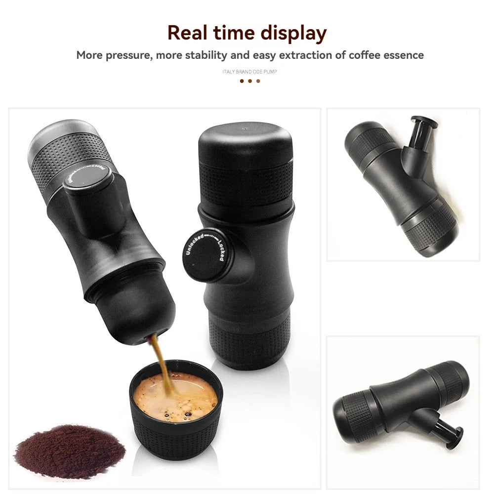 Manual Coffee Maker Portable Coffee Brewing Machine Espresso Machine For Travel And Picnic Hand Press Coffee Brewer