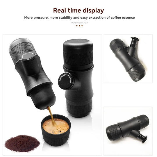 Manual Coffee Maker Portable Coffee Brewing Machine Espresso Machine For Travel And Picnic Hand Press Coffee Brewer