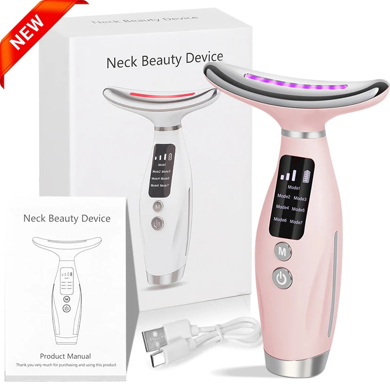 New EMS Micro-current Neck Face Beauty Device