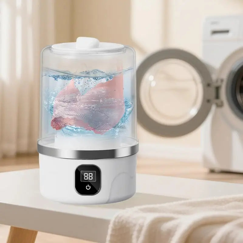 Underwear Washing Machine Mini Laundry Washer Cleaning For Underwear Rechargeable Baby Clothes Cleaning Appliance For Towels