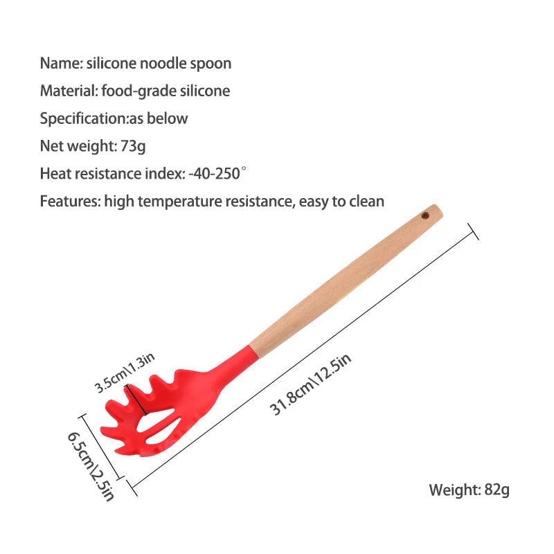 Silicone Noodle Scoop & Pasta Fork