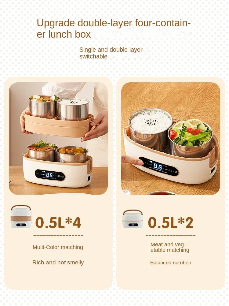 Electric Heating Insulated Lunch Box 220V