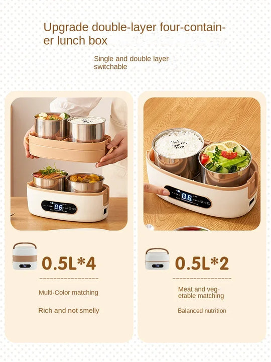 Electric Heating Insulated Lunch Box 220V