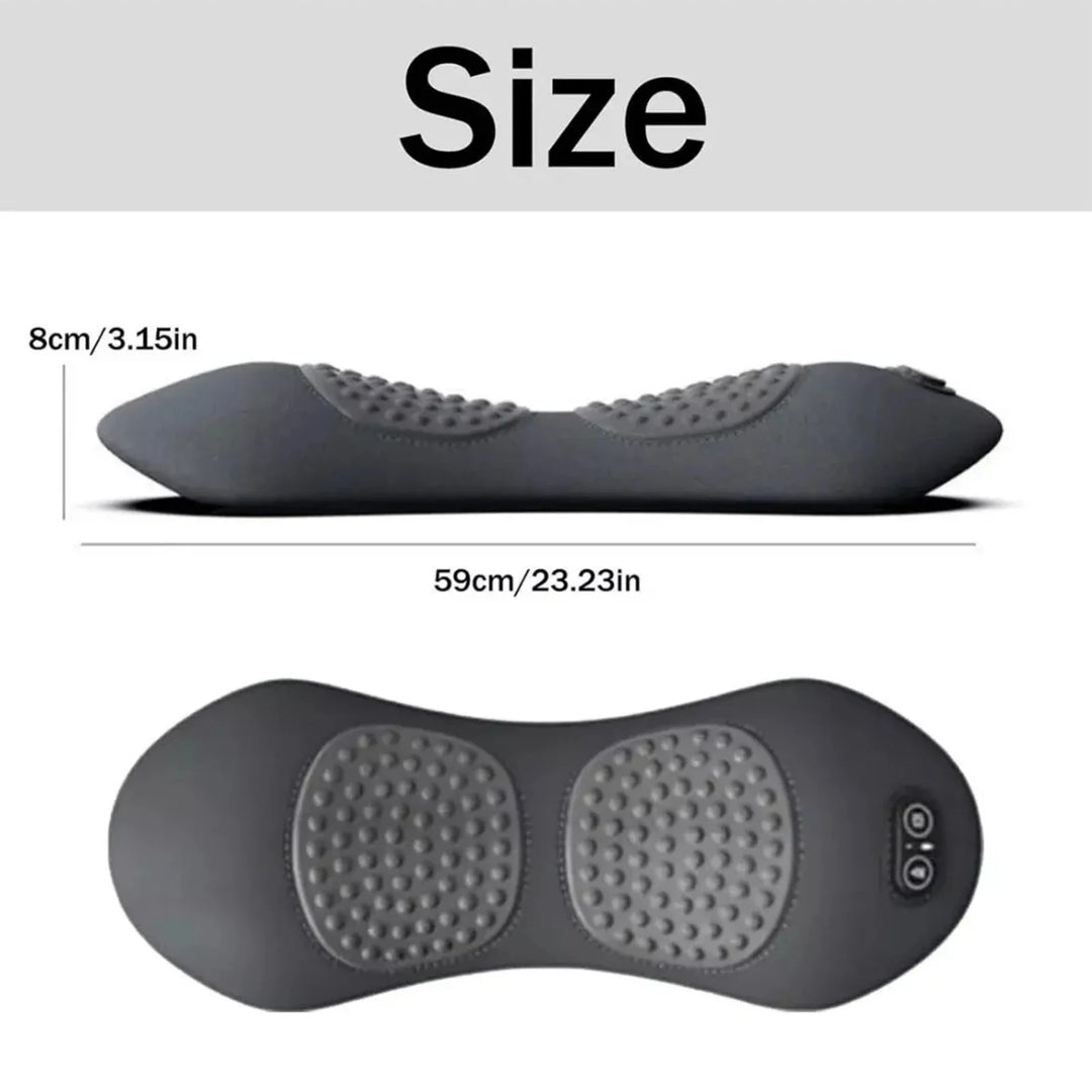 3-in-1 Back Massager with Relief Bed Sleeping Shiatsu Deep Tissue Portable Shoulder Lower Back Pain Relief Waist Massager Pillow
