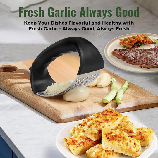 Stainless Steel Garlic Press Rocker