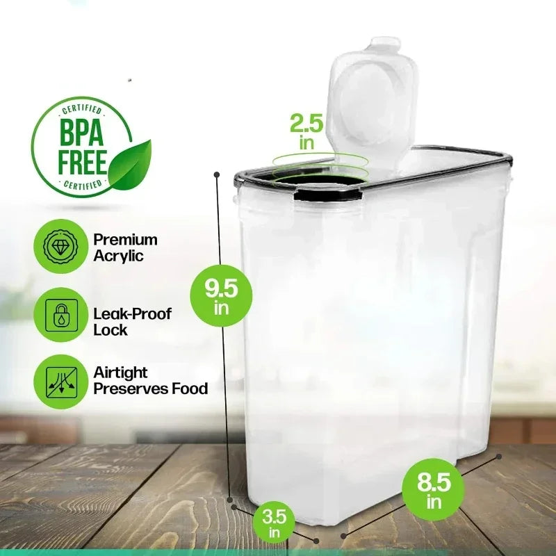 Stackable Food Storage Containers with Lids