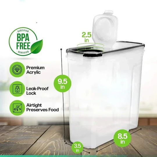 Stackable Food Storage Containers with Lids