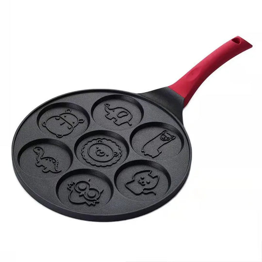 Seven Hole Breakfast Nonstick Frying Pan Pan With A Flat Bottom Porous Omelette Pan Baby Omelette Mold