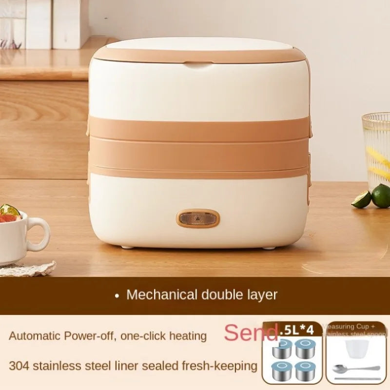 Electric Heating Insulated Lunch Box 220V