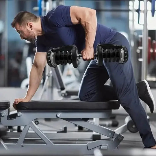 40kg / 90lbs Smart Adjustable Dumbbells for Men