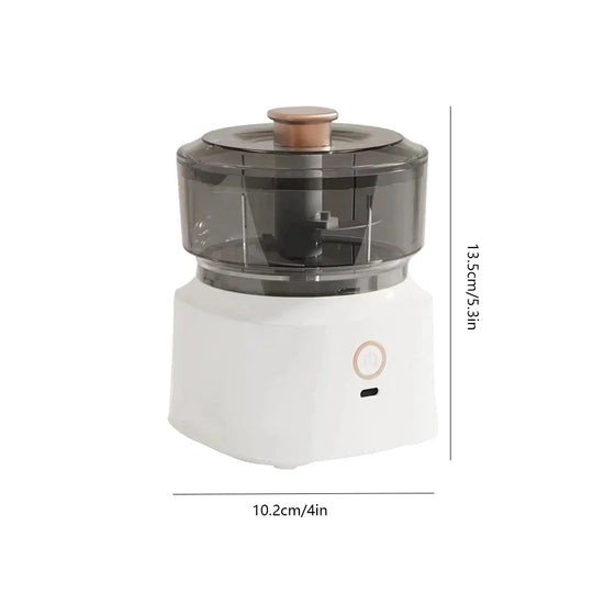 Mini Meat Grinder Electric Garlic Masher Multifunctional Kitchen Wireless Food Stir Shredder Baby Auxiliary Food Machine 350ml