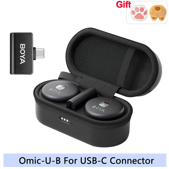 BOYA Omic D/U Wireless Lavalier Lapel Microphone