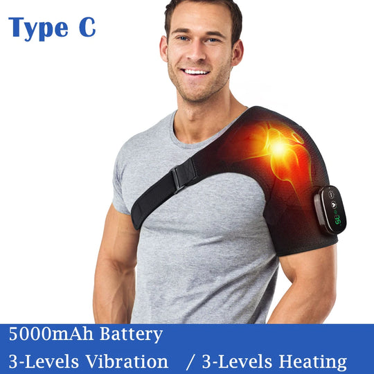 Heated Shoulder Massage Belt
