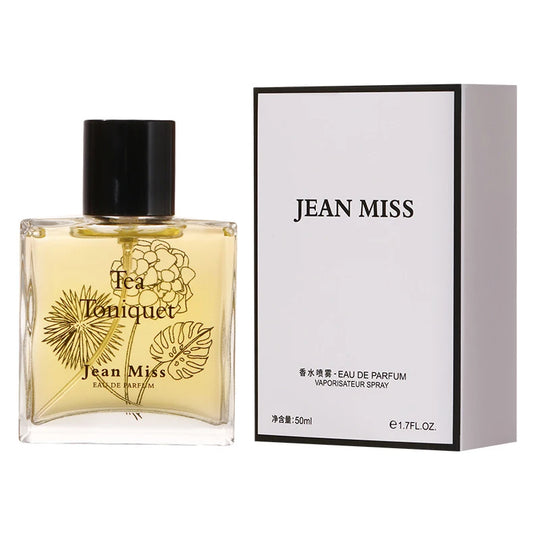 Bergamot Lemon Perfume Floral Men's Perfume Nutmeg Peach Flower Musk Fragrance Spray Couple Romantic Date Elegant Fragrance 50ml