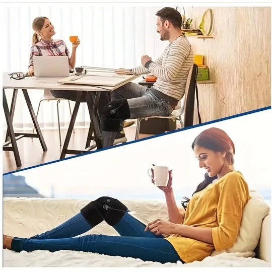 Electric knee heating pad