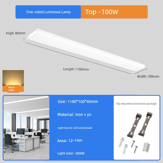 High-Power Three-Proof LED Ceiling Tube Light