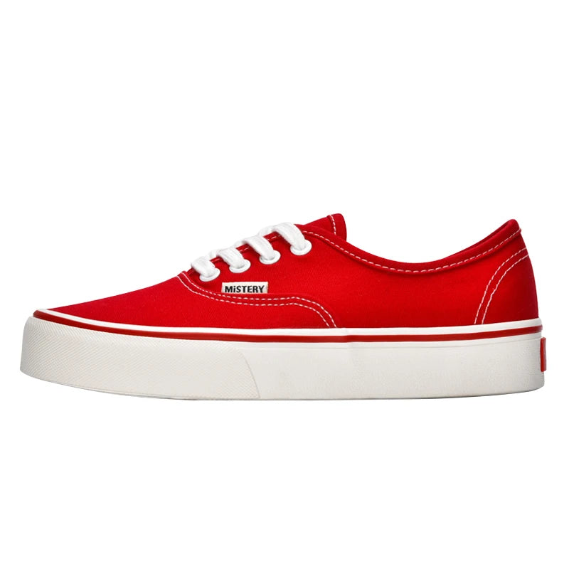 Casual Flats Canvas Sneakers Women Outdoor Solid Color Shallow Sports Shoes Tennis Female Streetwear Lace Up Vulcanize Shoes
