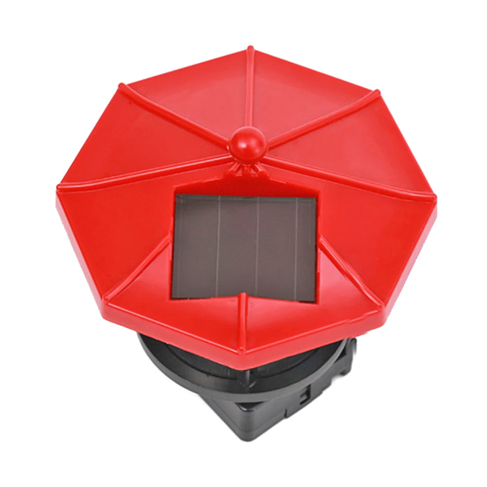 Lighthouse Solar LED Light Practical Durable Multi-functional Classic Fence Decor Smart Sensor Beacon Rotating Beam Lamp