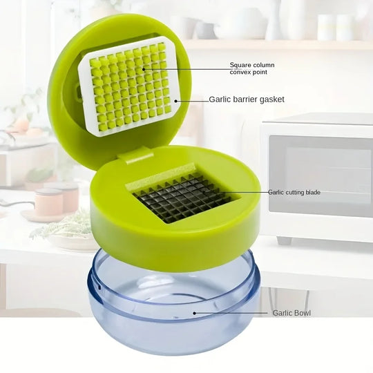 Multifunctional Stainless Steel Garlic Press