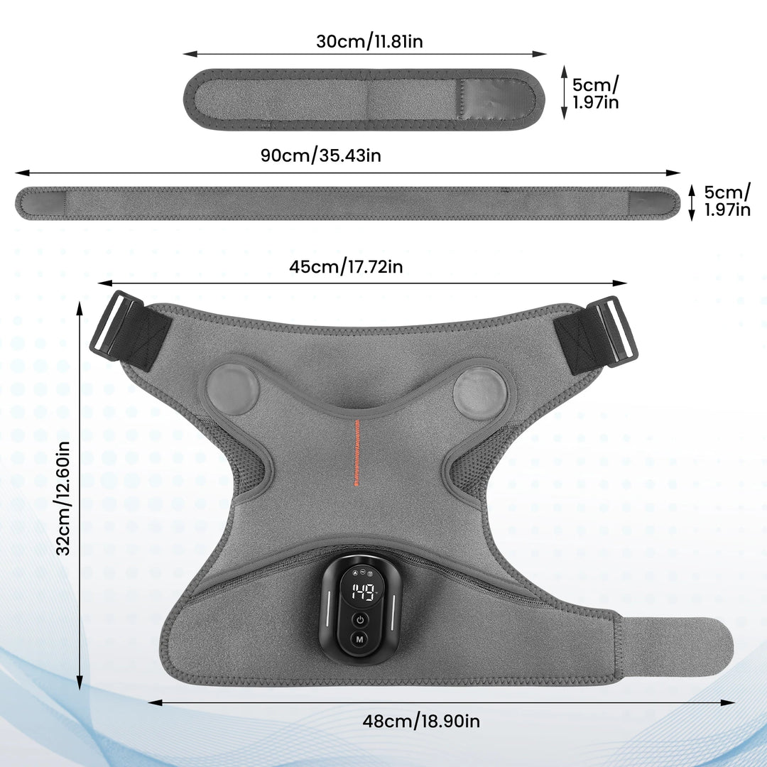 Heated Shoulder Massage Belt