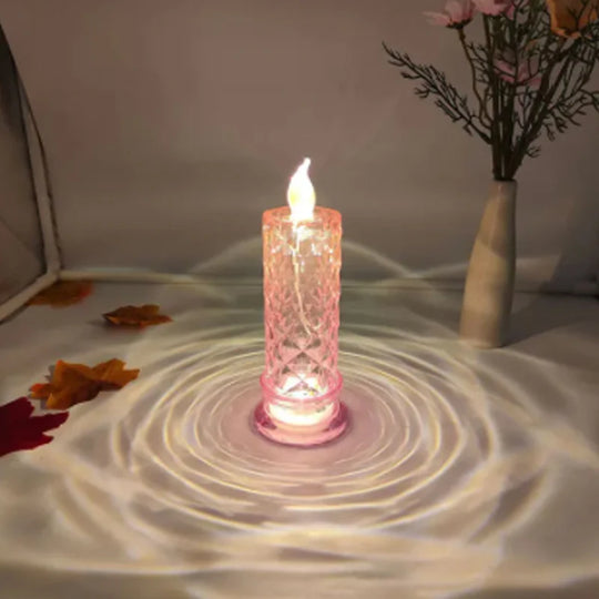 LED Flameless LED Candle Lamp Battery Powered Ambient Lamp For Home Parties, Weddings and St. Bedroom Decor Night Lights
