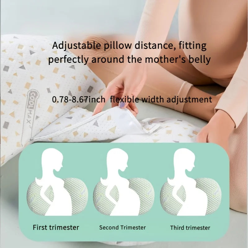 SoftTouch Adjustable U-Shaped Pregnancy Pillow