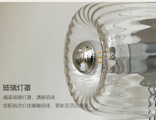 Lamp for Bedroom Simple Ancient Style Package Aisle Glass Nordic Retro Personality Balcony Corridor Stairs Wall Decor