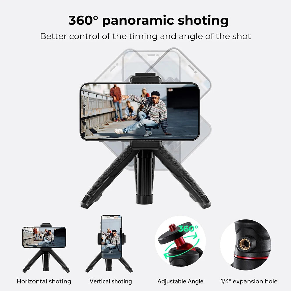Mini Extendable Desktop Tripod Handle Grip