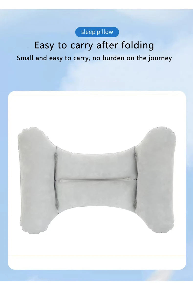 Inflatable Pillow Adjustab  Lumbar Support Pillow for Sleep Suitable for Side Lying and Supine Position
